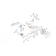 Stihl  tylny uchwyt osi 6364 704 1210